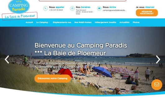 CAMPING PARADIS - LA BAIE DE PLOEMEUR