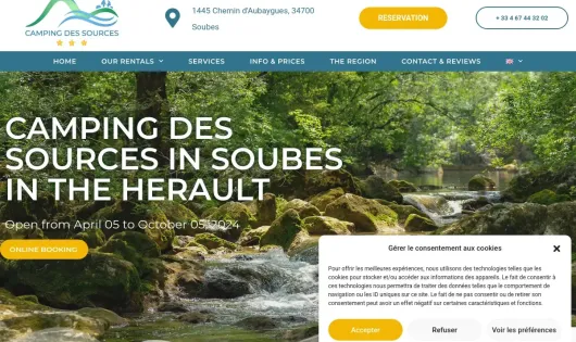 CAMPING DES SOURCES