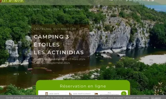 CAMPING LES ACTINIDIAS