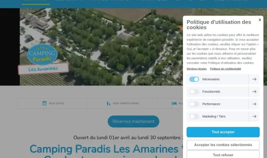 CAMPING PARADIS LES AMARINES