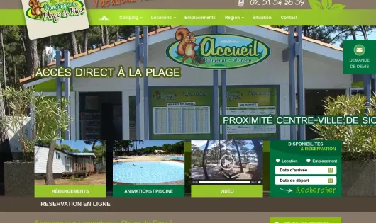 CAMPING MUNICIPAL DE LA PLAGE DE RIEZ