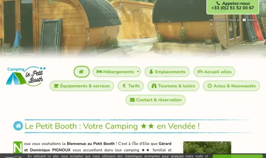 CAMPING LE PETIT BOOTH