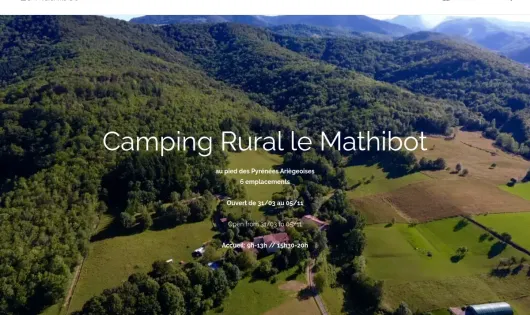 CAMPING À LA FERME LE MATHIBOT