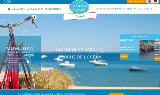 CAMPING PARADIS ARVOR