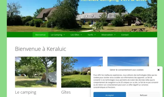 AIRE NATURELLE DE CAMPING KERALUIC