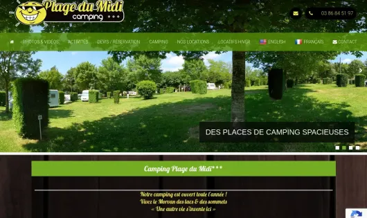 CHALETS CAMPING PLAGE DU MIDI