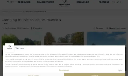 CAMPING MUNICIPAL DE L'AUMANCE