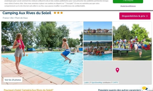 CAMPING AUX RIVES DU SOLEIL