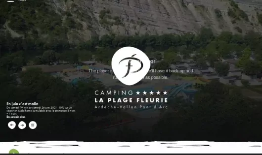 CAMPING LA PLAGE FLEURIE