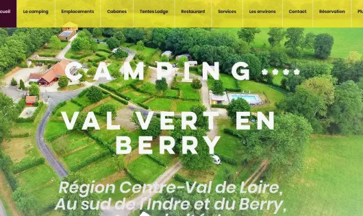 CAMPING VAL VERT EN BERRY