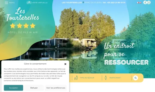 CAMPING CARAVANING LES TOURTERELLES