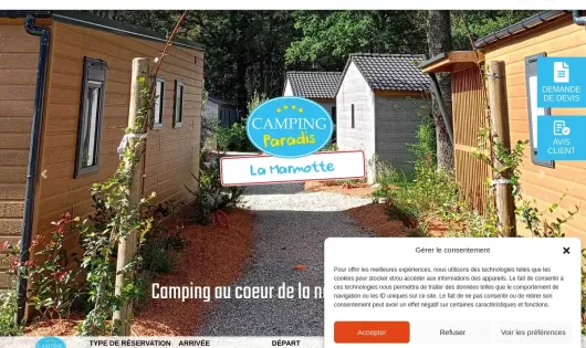 CAMPING PARADIS LA MARMOTTE