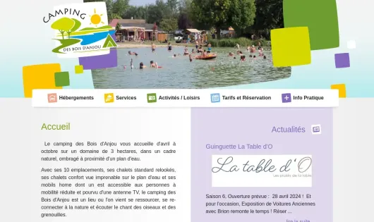 CAMPING DES BOIS D'ANJOU