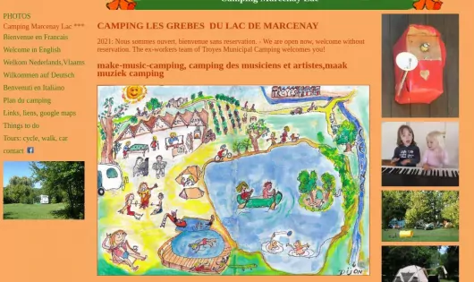 CAMPING LES GREBES DU LAC DE MARCENAY