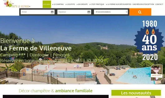 CAMPING LA FERME DE VILLENEUVE