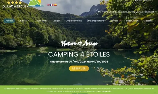 CAMPING DU LAC MERCUS