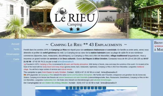 CAMPING LE RIEU