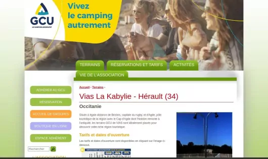 CAMPING GCU VIAS LA KABYLIE