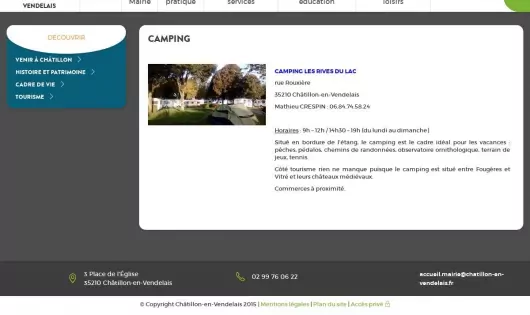 CAMPING DU LAC