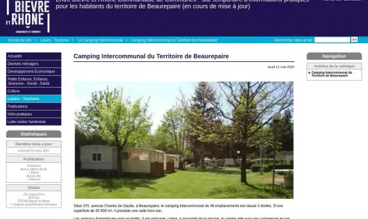 CAMPING INTERCOMMUNAL BEAUREPAIRE