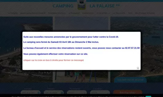 CAMPING MUNICIPAL LA FALAISE