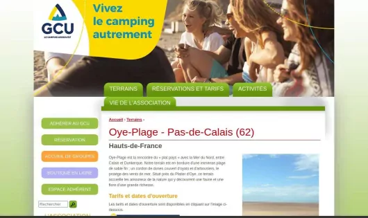 CAMPING GCU OYE-PLAGE