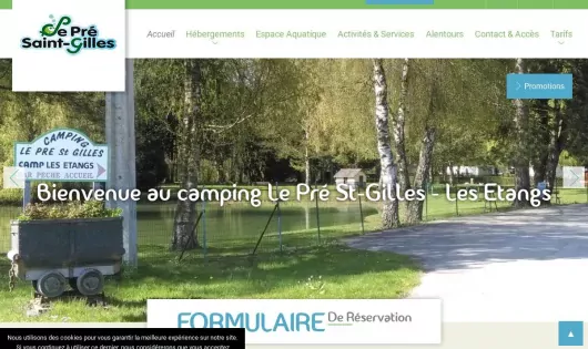 CAMPING LE PRÉ SAINT GILLES LES ÉTANGS