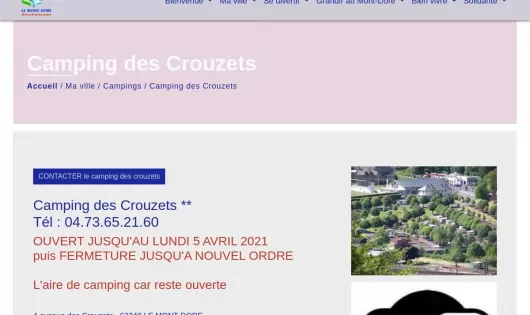 CAMPING MUNICIPAL LES CROUZETS