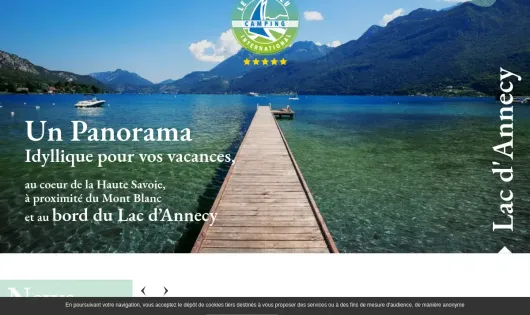 CAMPING INTERNATIONAL DU LAC BLEU