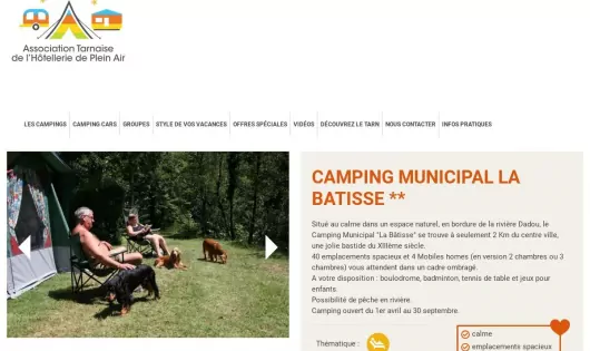 CAMPING MUNICIPAL LA BÂTISSE