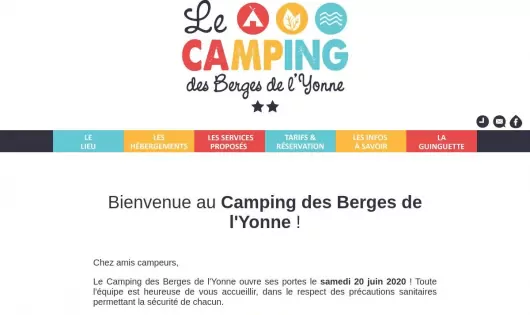CAMPING DES BERGES DE L'YONNE